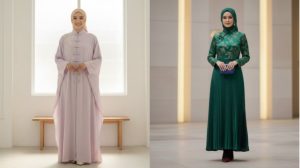 Baju Lebaran 2026: Perpaduan Gamis Minimalis Dan Cheongsam