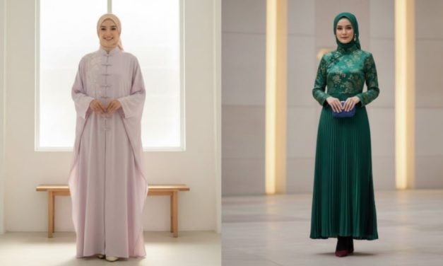 Baju Lebaran 2026: Perpaduan Gamis Minimalis Dan Cheongsam
