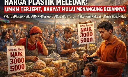 Harga Plastik Naik Rp500 Ribu Per Dus, Pedagang Kecil Menjerit