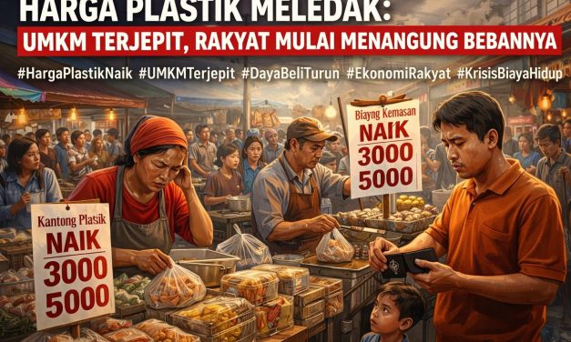 Harga Plastik Naik Rp500 Ribu Per Dus, Pedagang Kecil Menjerit