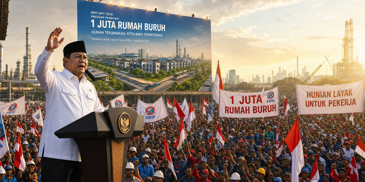 May Day 2026: Presiden Janjikan Bangun 1 Juta Rumah Layak