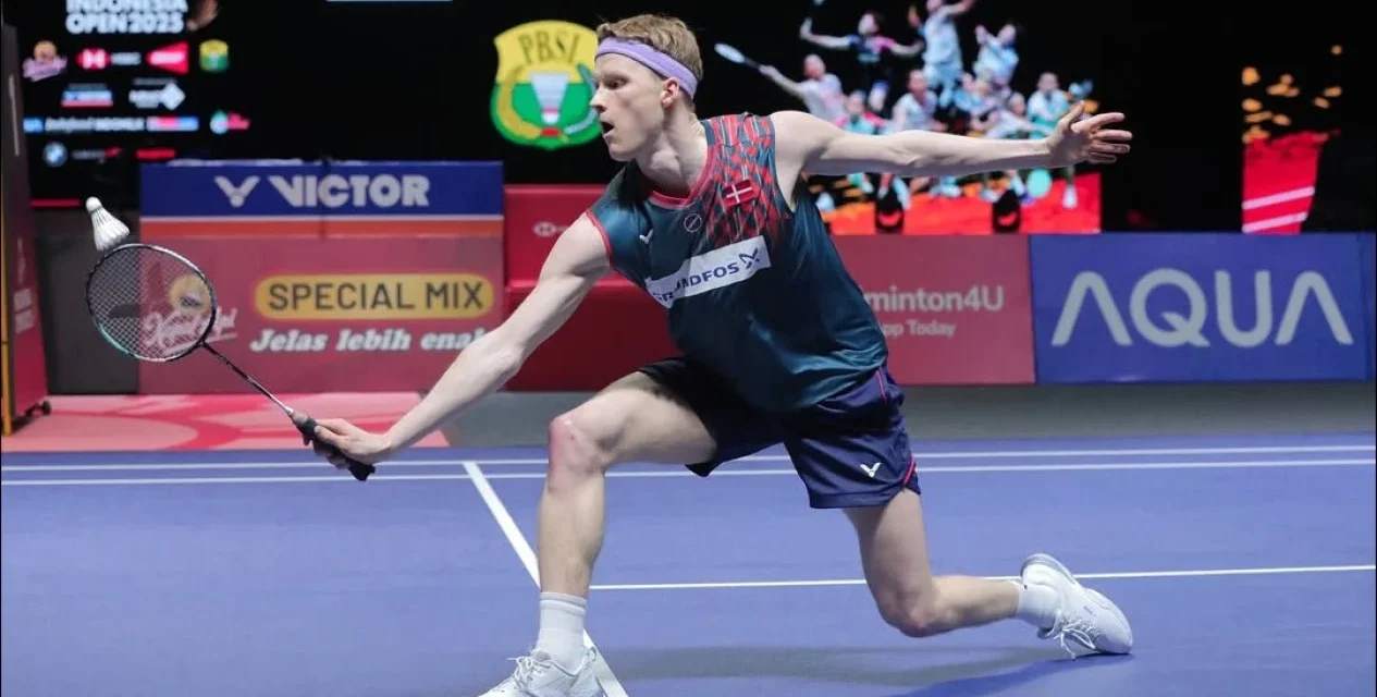 Anders Antonsen Lolos Perempat Final Usai Bekuk Chou Tien-chen