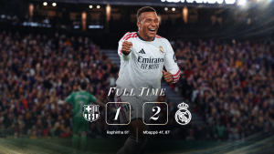 Real Madrid Kalahkan Barcelona Lewat Brace Mbappé Menit Ke-87